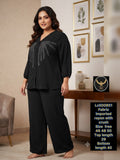 Gorgeous Imported Crush Rayon Embroidered Co-Ord Set 