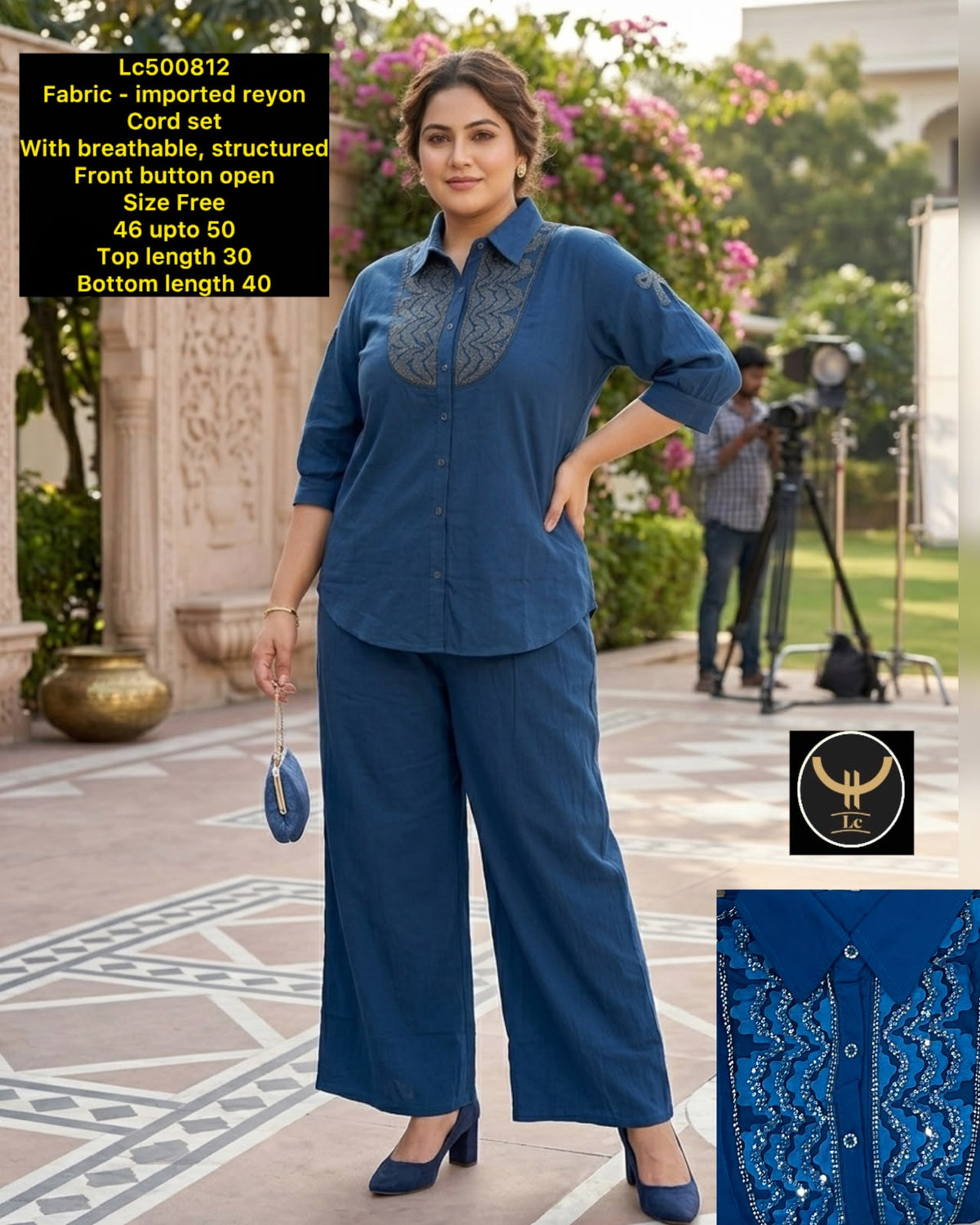 Elevate your everyday style with our premium Imported Rayon Cord Set