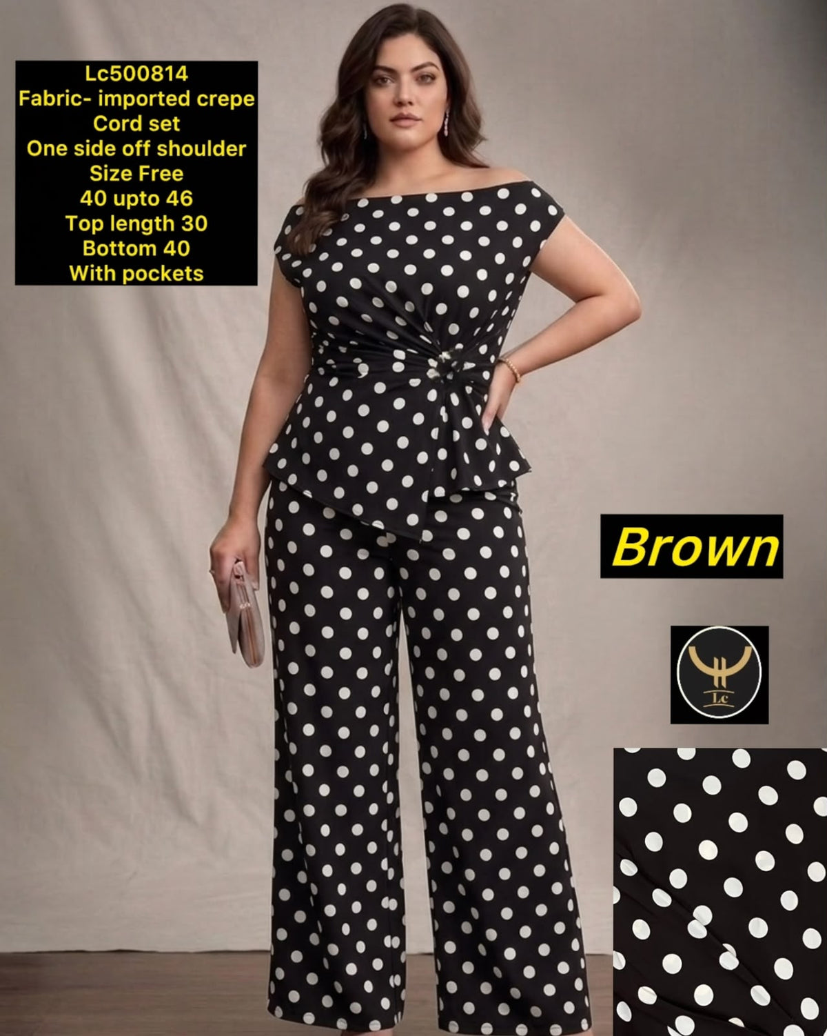 Retro Chic Polka Dot Co-ord Set