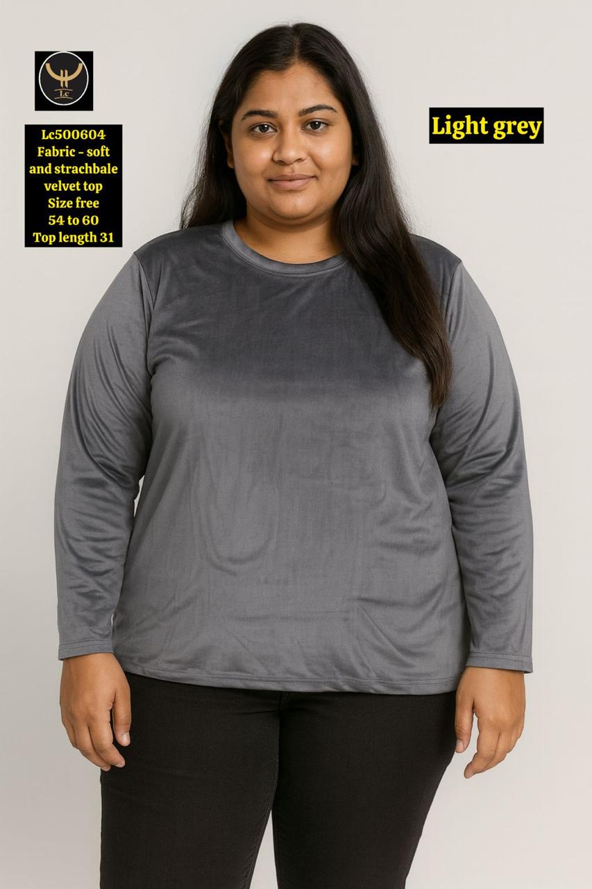 Elevate your collection with this premium, ultra-comfortable stretch velvet top!
