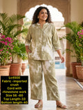 Women's Extra Plus Size Imported Crush Rhinestone Co-Ord Set