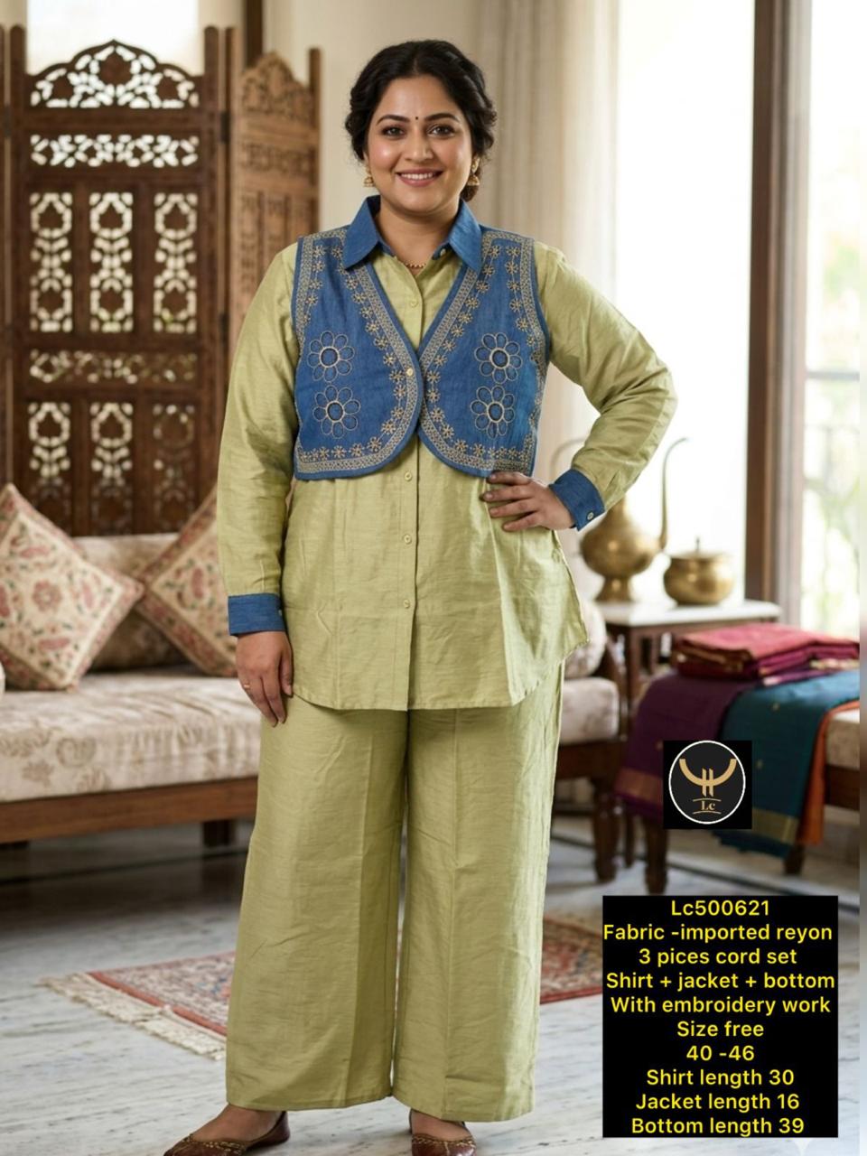 Stylish Notch Lapel Jacket & Fitted Pants Co-ord Set for Workwear