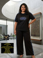 Stylish tshirts & Trouser Imported Set with Swarovski Work