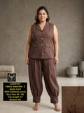 Women's Imported 3-Piece Co-Ord Set with Balloon Pants