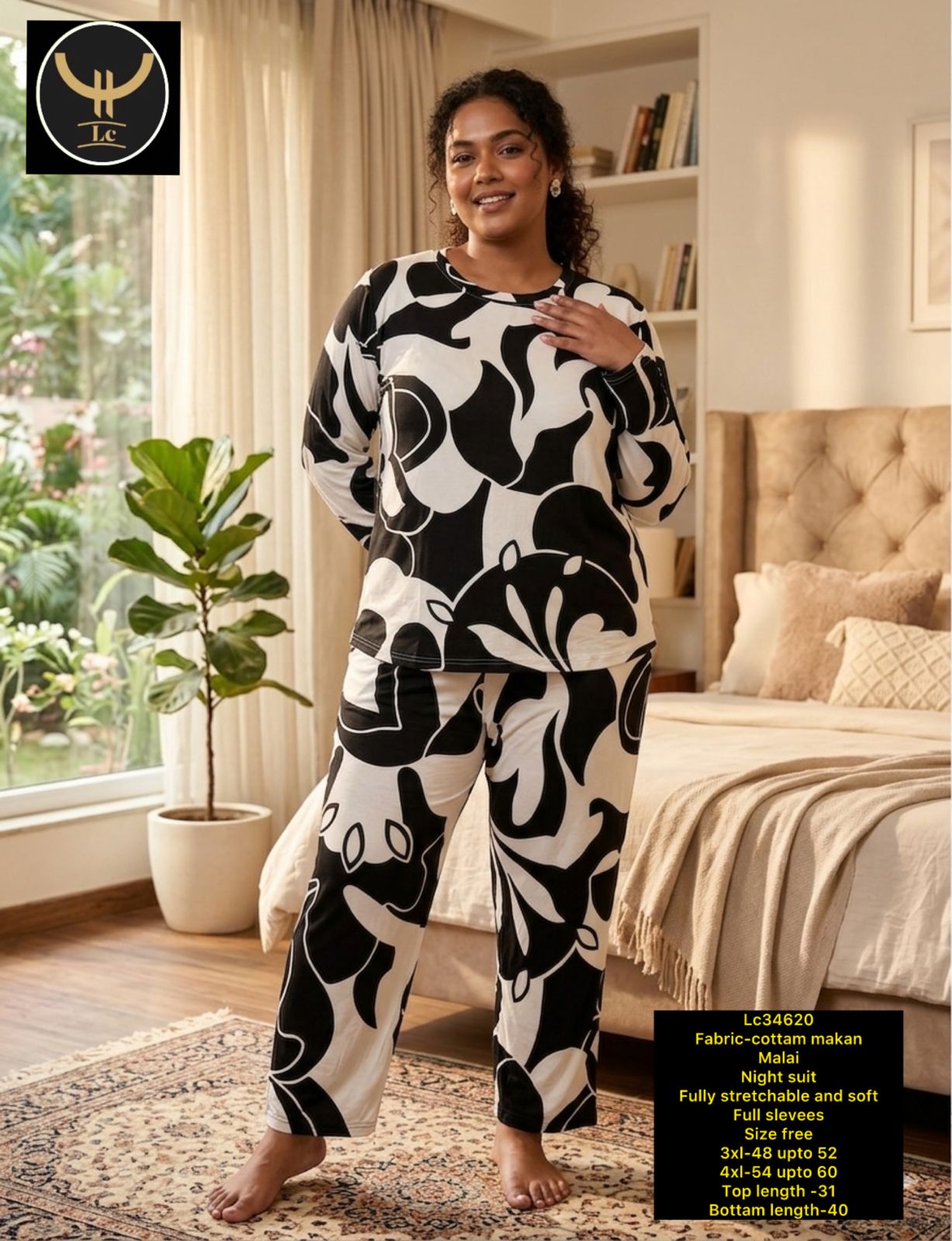 Premium Full Sleeve Night Suit