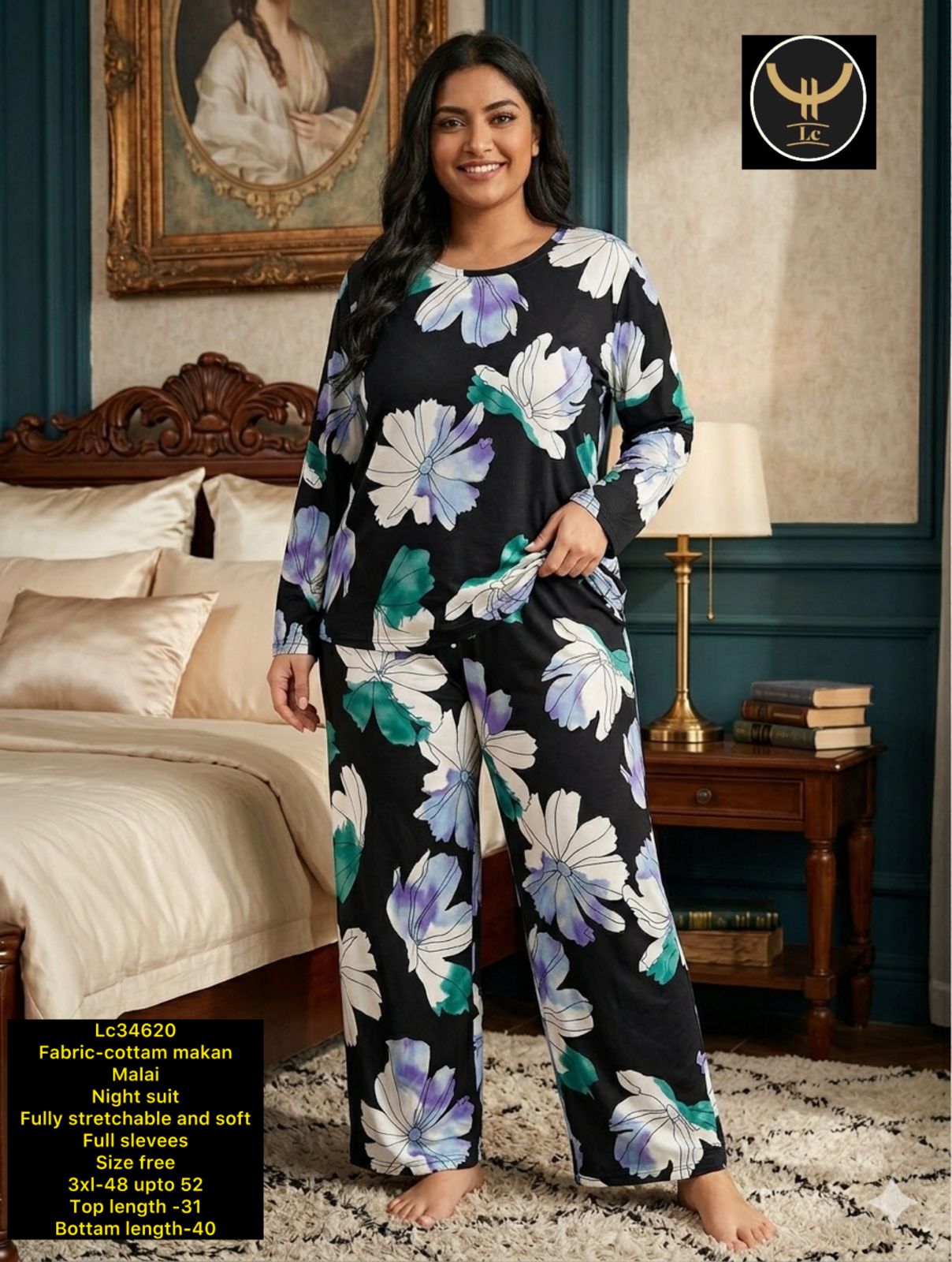 Premium Full Sleeve Night Suit