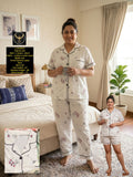 Cute & Comfy 3 Pieces ( Shirt + Lower+Shorts) Night Suit