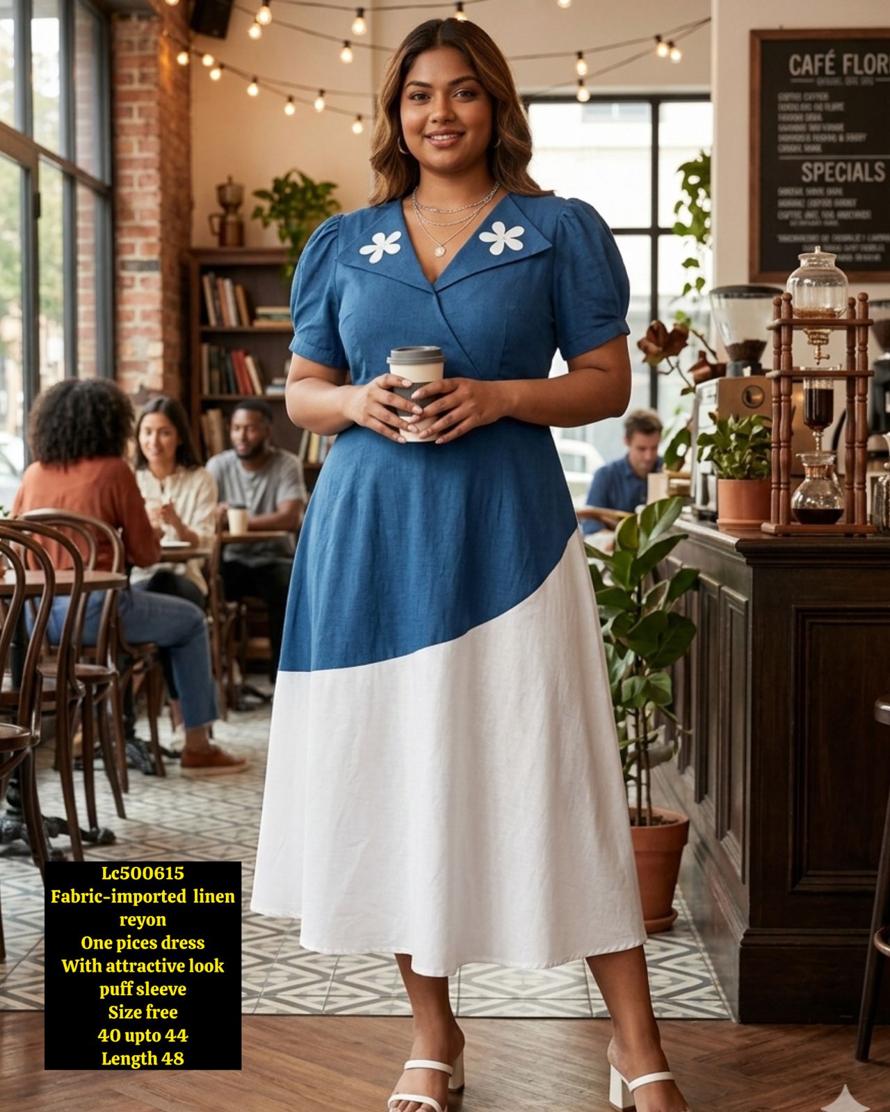Elegant Plus Size One Piece Dress
