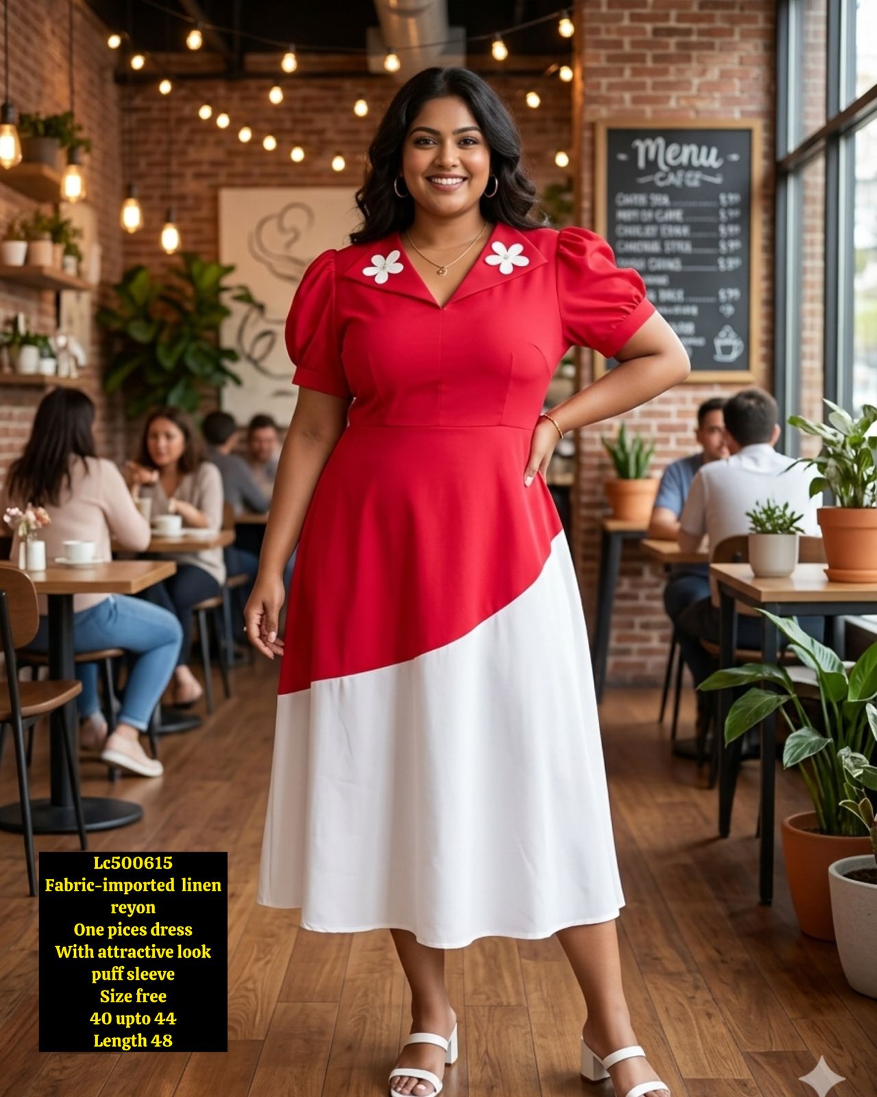 Elegant Plus Size One Piece Dress