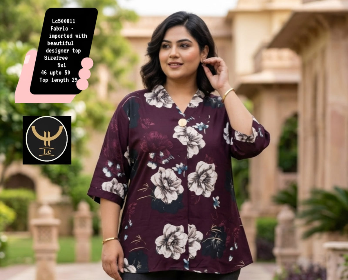 A Beaitiful Desiner Top Made For Effortless Everyday Style.