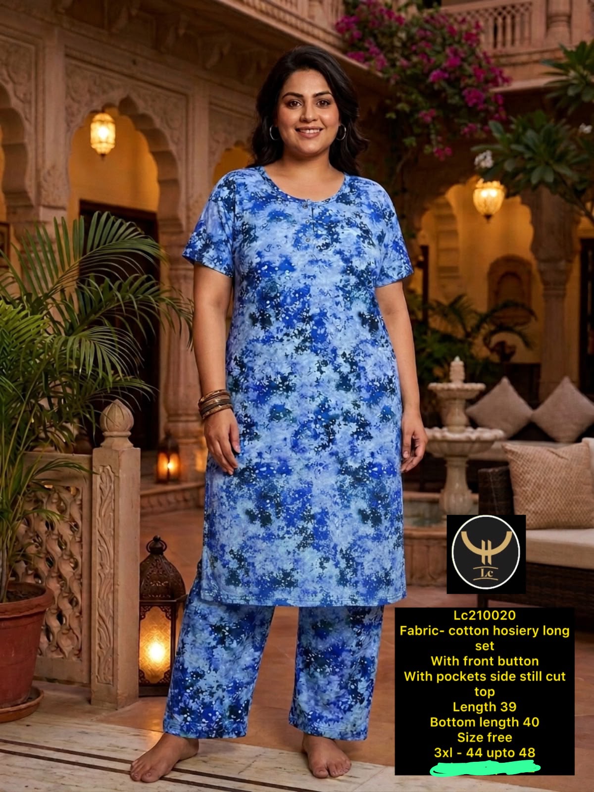 Comfortable & Stylish Cotton Hosiery Long Set