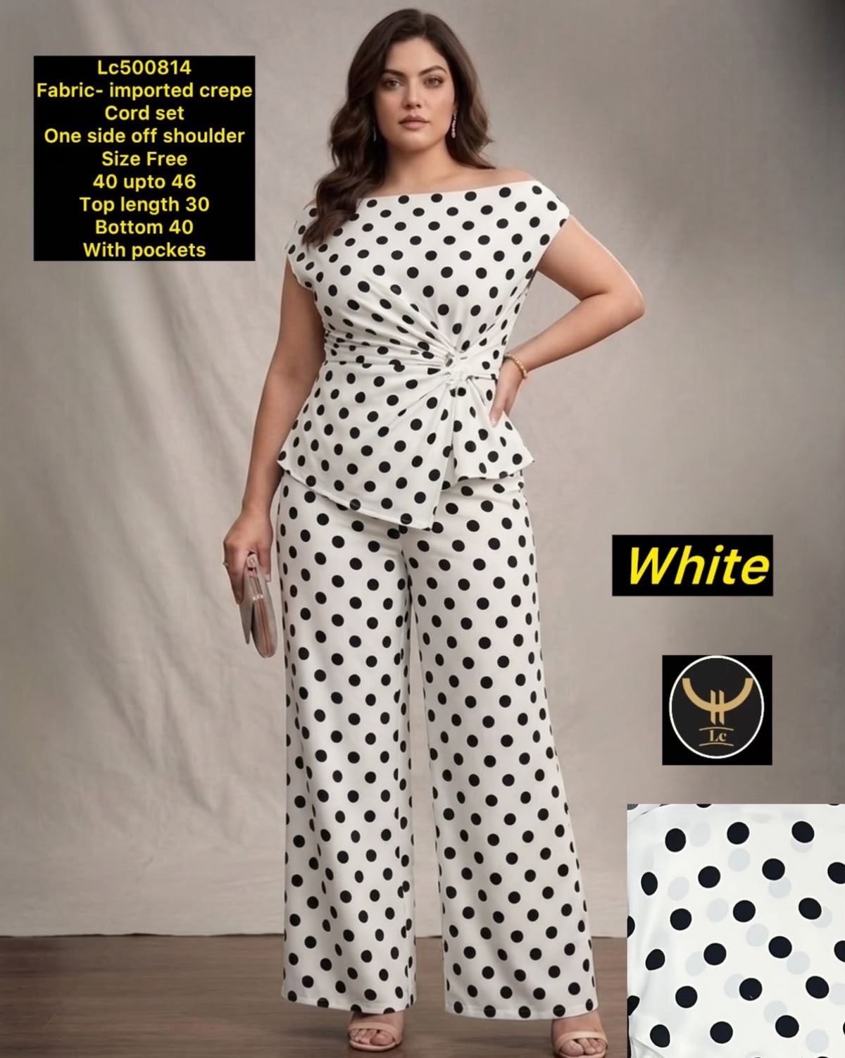 Retro Chic Polka Dot Co-ord Set