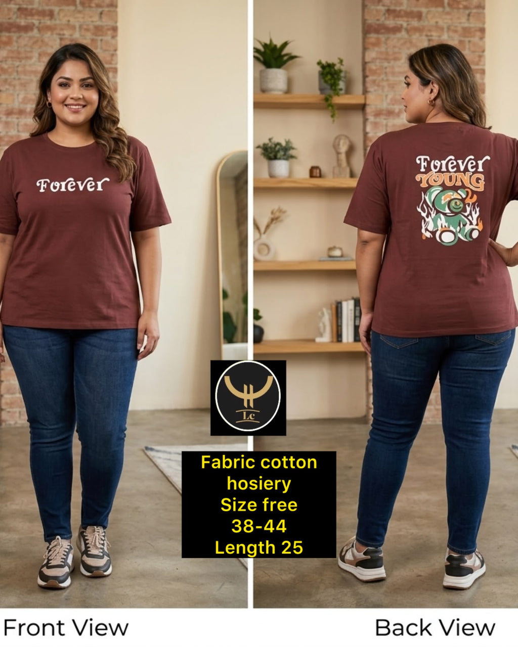 Round Neck Lost In Space Typography Cotton Hosiery Half Sleeve Casual T-Shirt