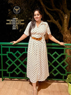 Retro charm meets effortless comfort! Dress
