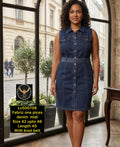 Signature Denim Midi Dresses