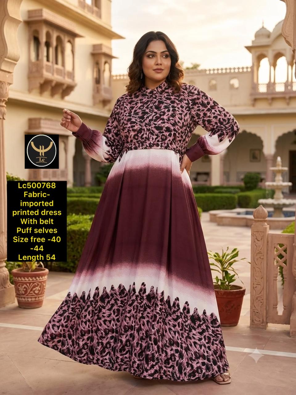 Women's Glamorous Satin Leopard Print dress