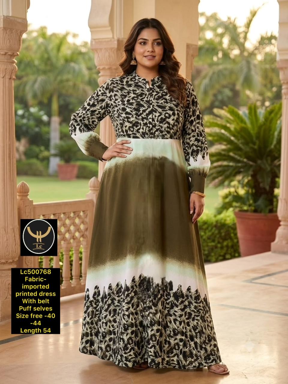 Women's Glamorous Satin Leopard Print dress
