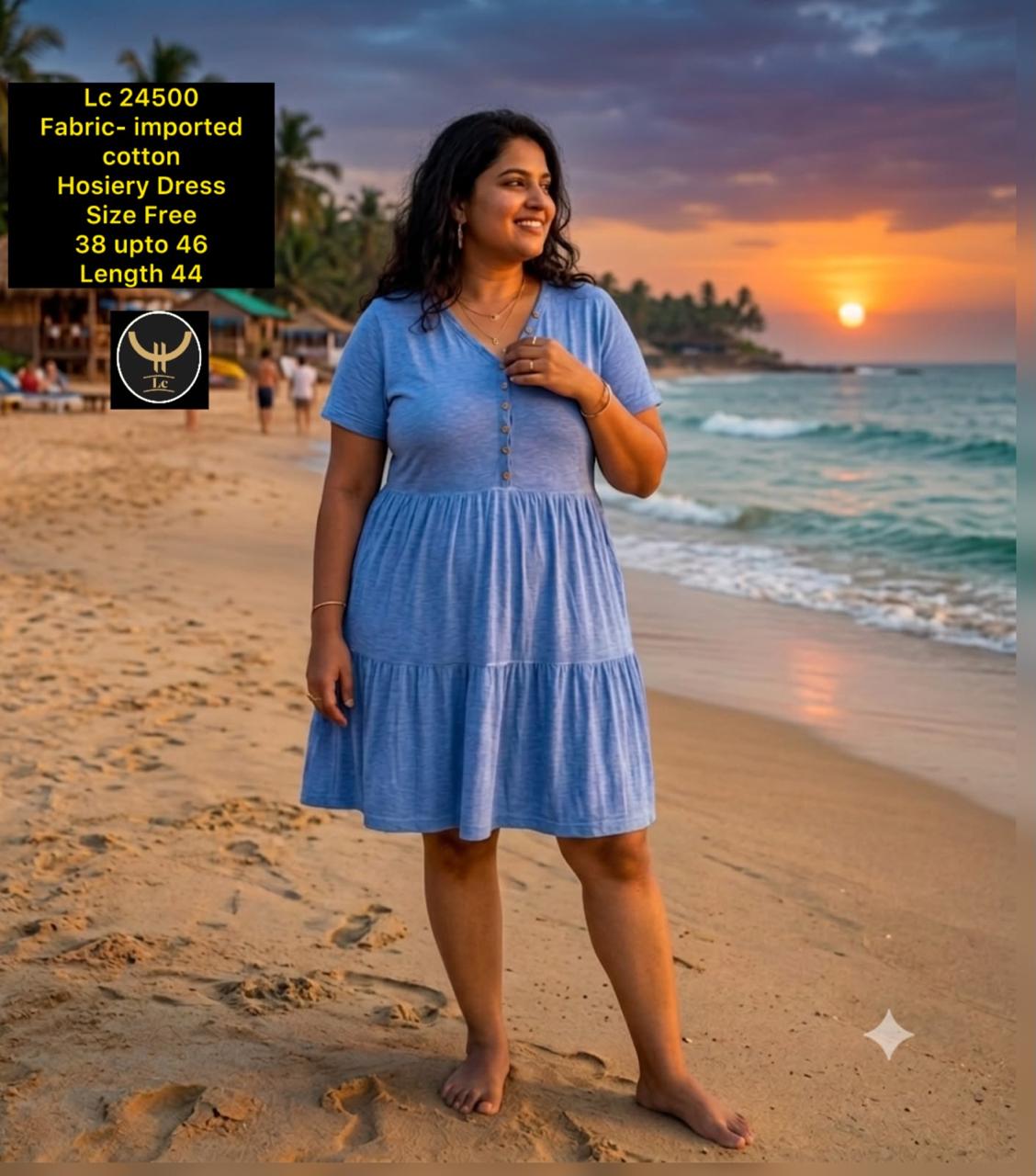 Vibrant cotton vacation Dress