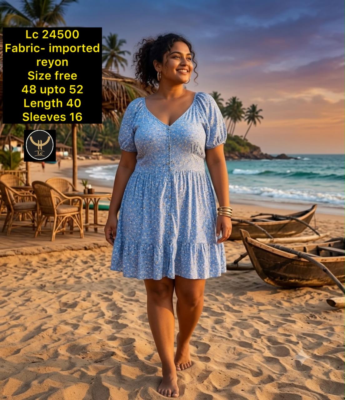 Vibrant cotton vacation Dress