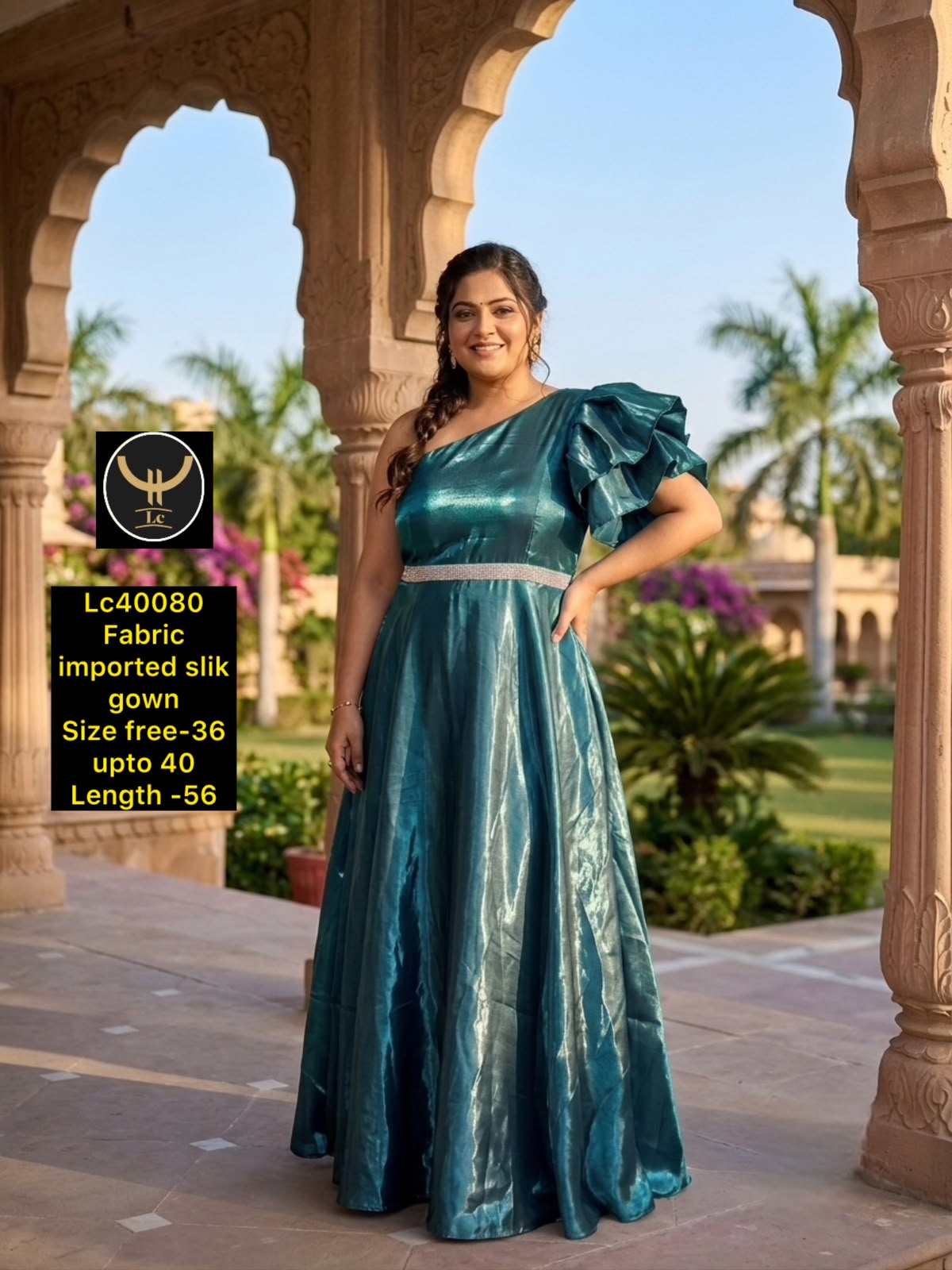 Women's   stylish  Work Detailing gown