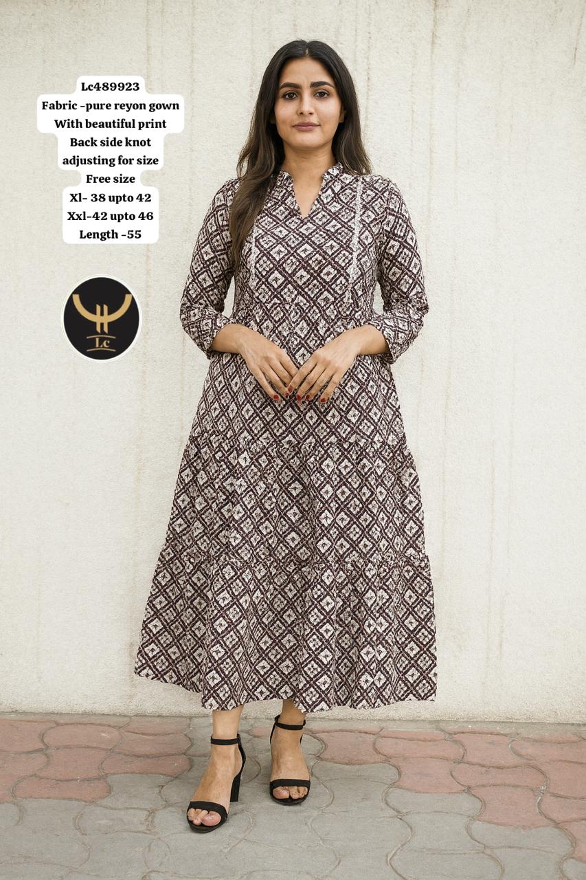 Cotton stlush lac dress
