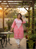 KURTA WITH THREADS EMBROIDERY