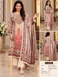 Elegant Gajji Silk Printed 3-Piece Suit Set 