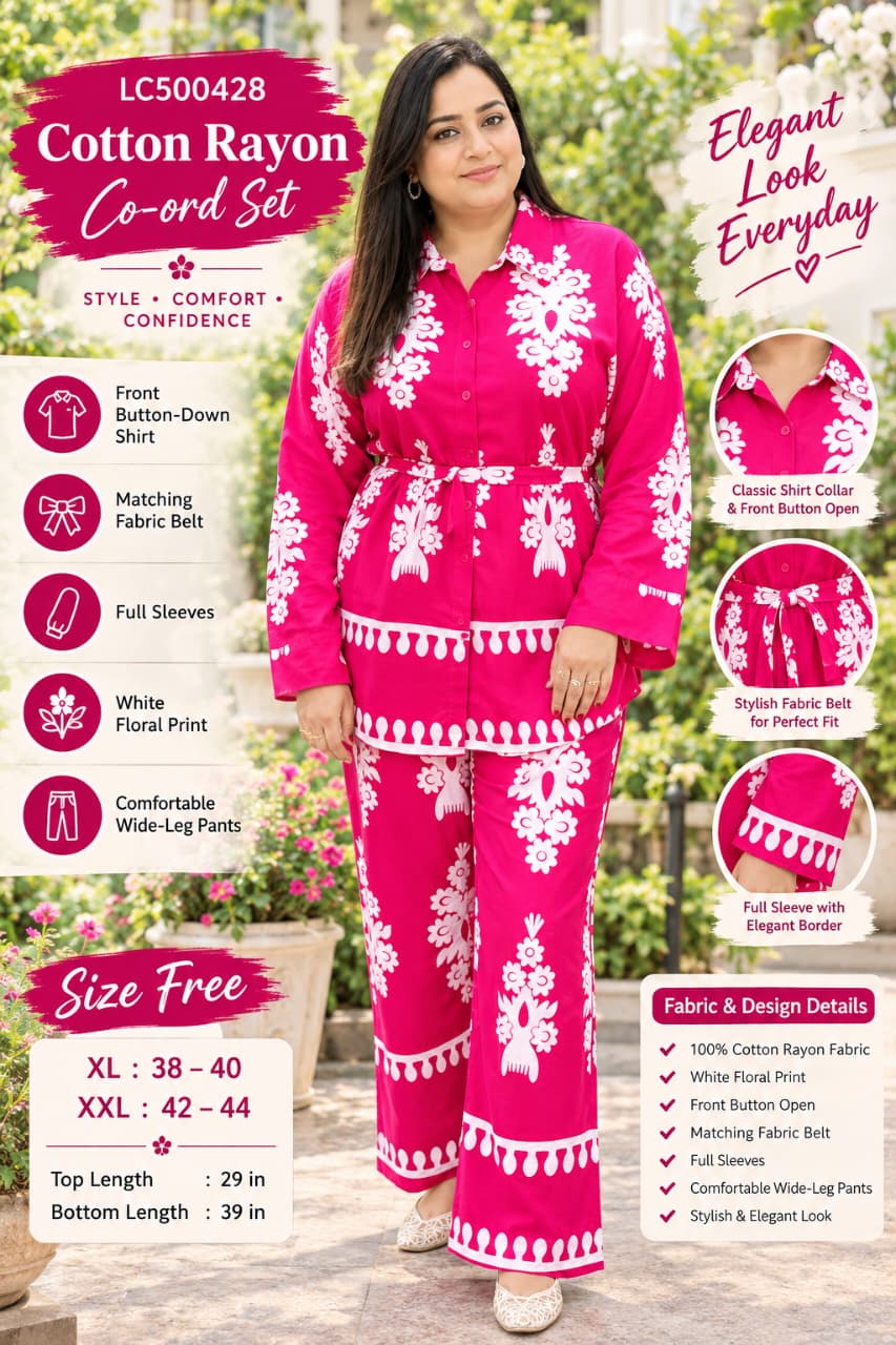 Summer Breeze Printed Cord Set