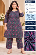 Women Fully Stretchable Cotton Hosiery Long midi Tunic & Trouser